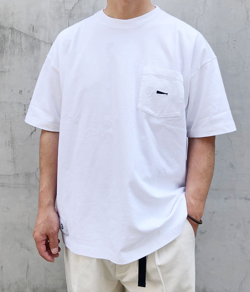 DESCENDANT/CACHALOT ORGANIC COTTON CROP SS (WHITE)