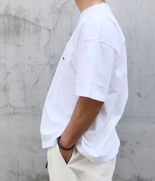 DESCENDANT/CACHALOT ORGANIC COTTON CROP SS (WHITE)