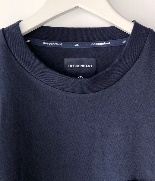 DESCENDANT/CACHALOT ORGANIC COTTON CROP SS (NAVY)