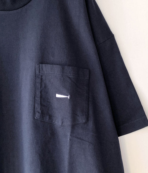 DESCENDANT/CACHALOT ORGANIC COTTON CROP SS (NAVY)