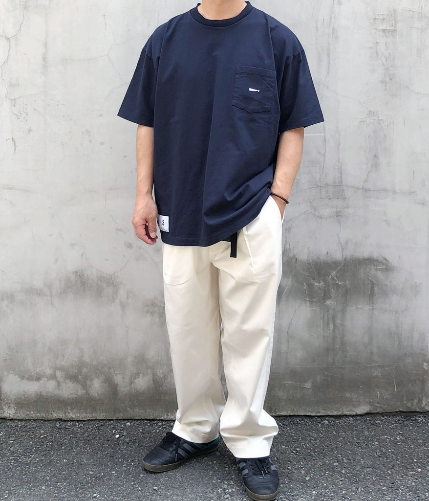 DESCENDANT/CACHALOT ORGANIC COTTON CROP SS (NAVY)