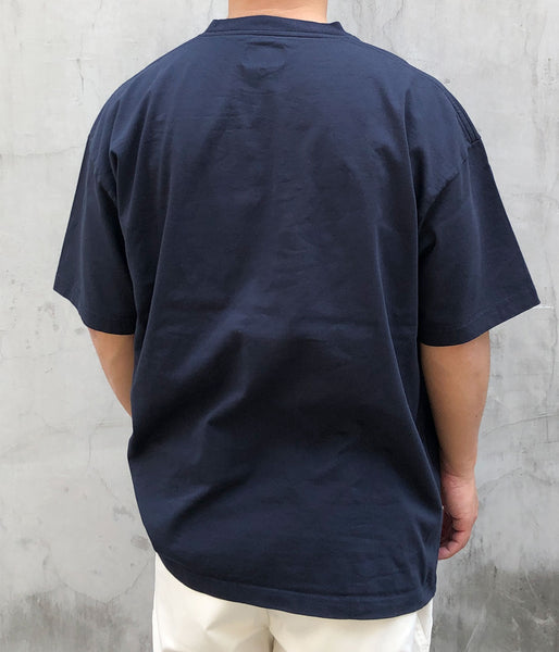 DESCENDANT/CACHALOT ORGANIC COTTON CROP SS (NAVY)