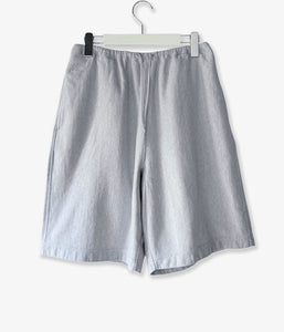 blurhms ROOTSTOCK/THIN-SWEAT SHORTS (HEATHER WHITE)
