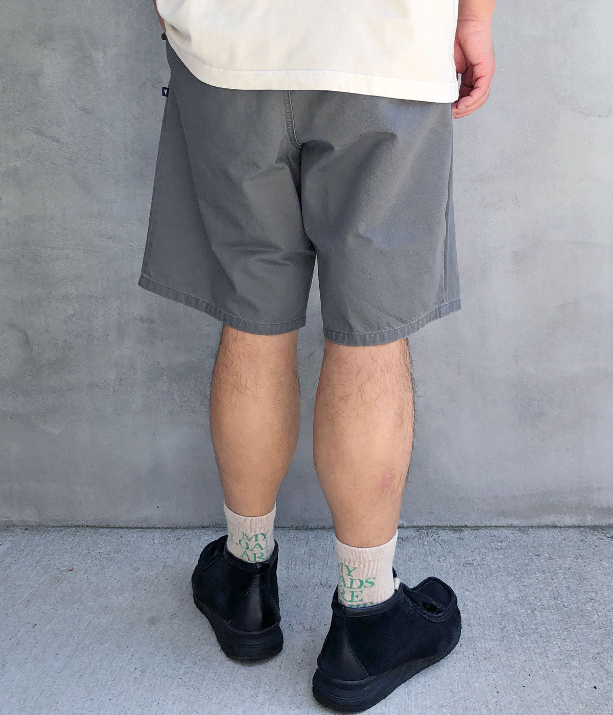 DESCENDANT/JERRY TWILL SHORTS (CHARCOAL)