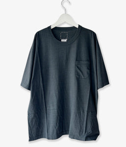 visvim/JUMBO TEE S/S DMGD (BLACK)