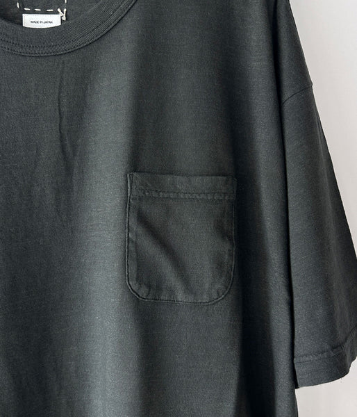 visvim/JUMBO TEE S/S DMGD (BLACK)