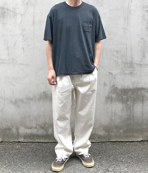 visvim/JUMBO TEE S/S DMGD (BLACK)