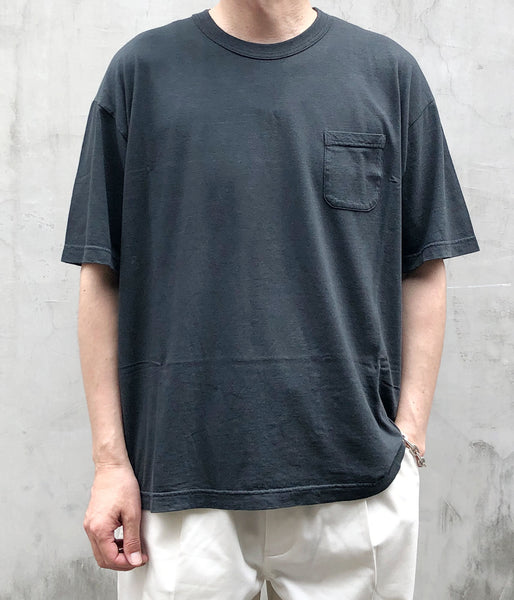 visvim/JUMBO TEE S/S DMGD (BLACK)