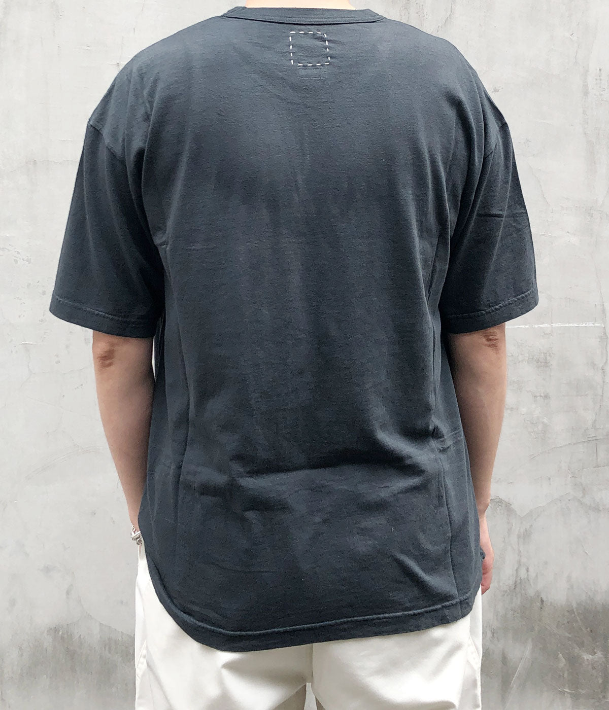 visvim/JUMBO TEE S/S DMGD (BLACK)