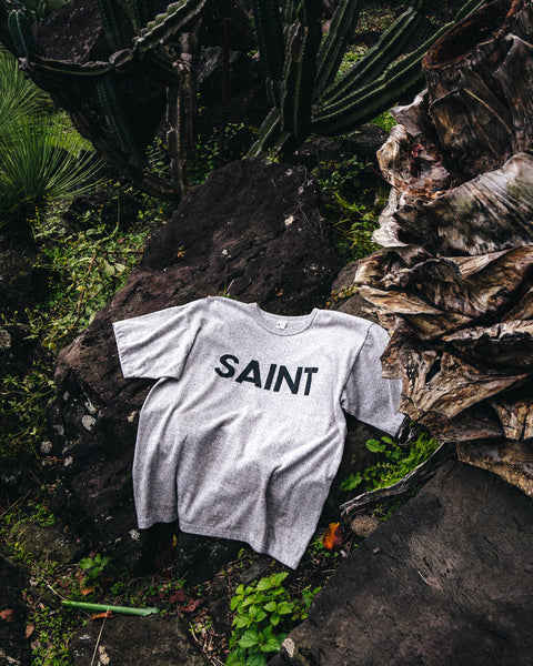 SAINT MICHAEL/SS TEE/SAINT/GRAY