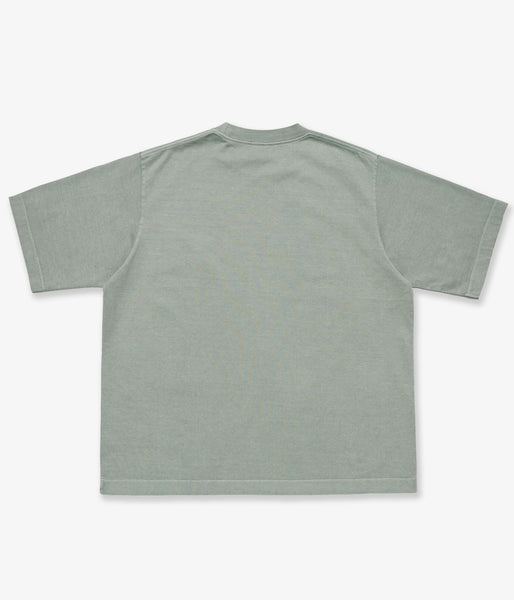 LQQK Studio/PIGMENT WASHED TEE (WASHED GREEN)