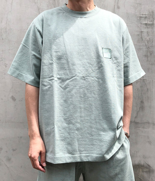 LQQK Studio/PIGMENT WASHED TEE (WASHED GREEN)