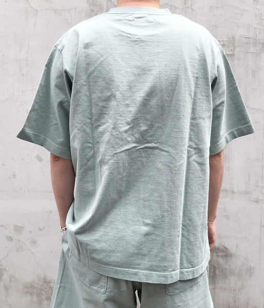 LQQK Studio/PIGMENT WASHED TEE (WASHED GREEN)