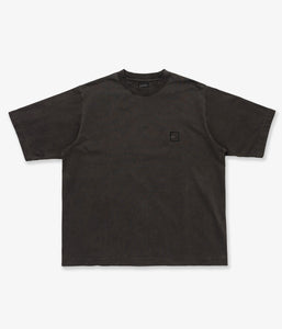 LQQK Studio/PIGMENT WASHED TEE (WASHED BLACK)