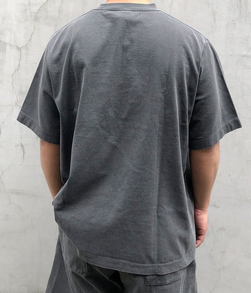 LQQK Studio/PIGMENT WASHED TEE (WASHED BLACK)