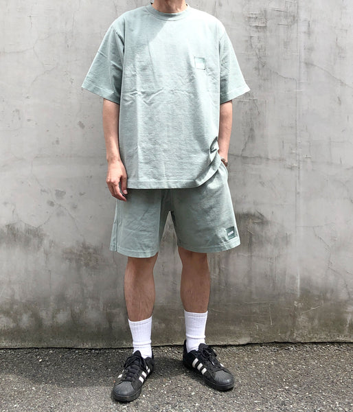 LQQK Studio/PIGMENT WASHED SHORTS (WASHED GREEN)