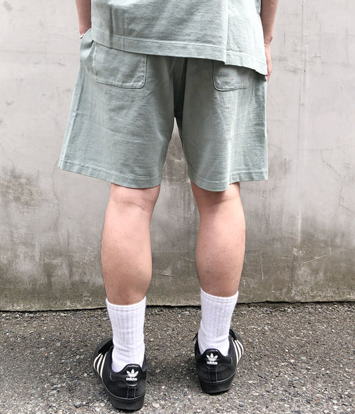 LQQK Studio/PIGMENT WASHED SHORTS (WASHED GREEN)