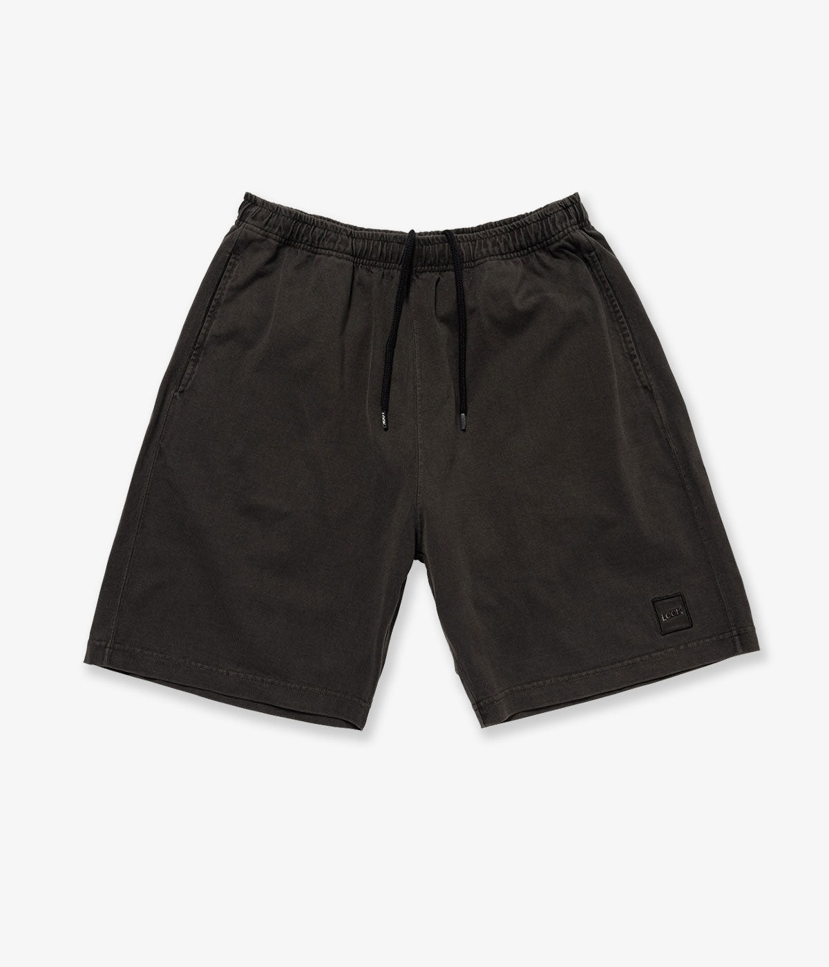 LQQK Studio/PIGMENT WASHED SHORTS (WASHED BLACK)