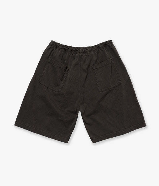 LQQK Studio/PIGMENT WASHED SHORTS (WASHED BLACK)