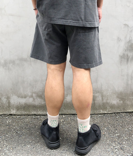 LQQK Studio/PIGMENT WASHED SHORTS (WASHED BLACK)
