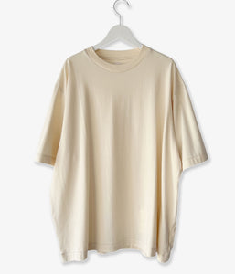 blurhms ROOTSTOCK/SILK COTTON 20/80 S/S TEE WIDE (Ivory)
