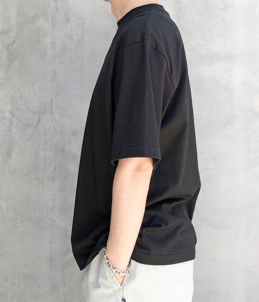 blurhms ROOTSTOCK/SILK COTTON 20/80 S/S TEE WIDE (Black)
