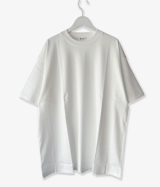INTERIM/ HIGH GAUGE SUVIN JERSEY S/S TEE (PURE WHITE)