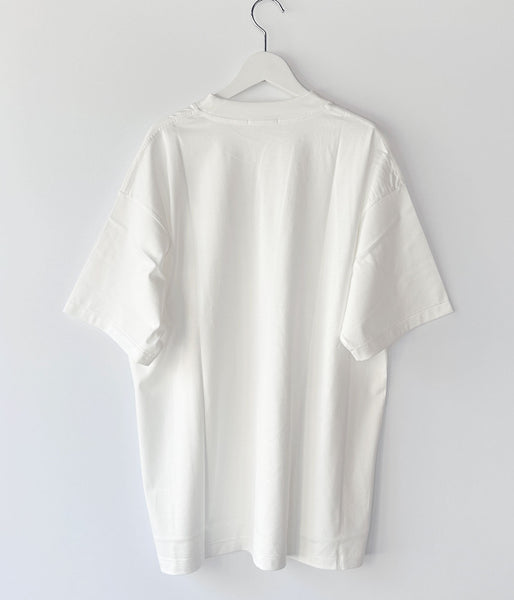INTERIM/ HIGH GAUGE SUVIN JERSEY S/S TEE (PURE WHITE)