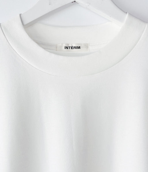 INTERIM/ HIGH GAUGE SUVIN JERSEY S/S TEE (PURE WHITE)