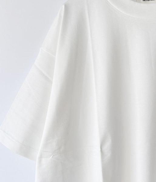 INTERIM/ HIGH GAUGE SUVIN JERSEY S/S TEE (PURE WHITE)