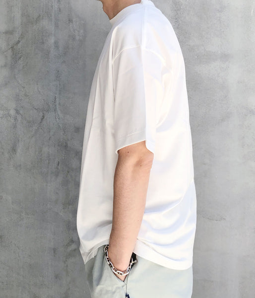 INTERIM/ HIGH GAUGE SUVIN JERSEY S/S TEE (PURE WHITE)