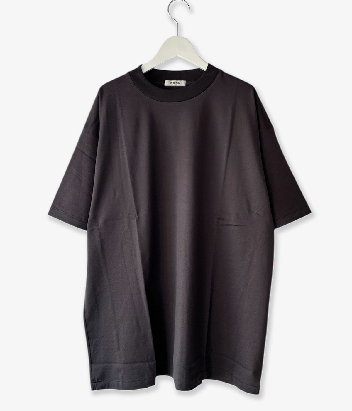 INTERIM/ HIGH GAUGE SUVIN JERSEY S/S TEE (SMOKE BLACK)