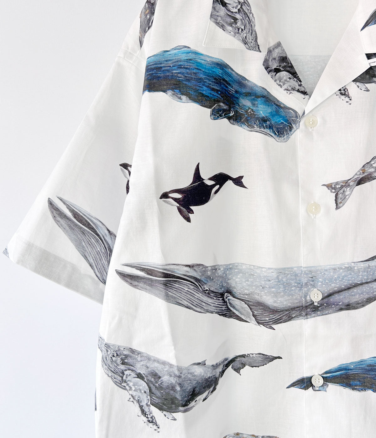 DESCENDANT/SEAFARERS TEXTILE SS SHIRT (WHITE)