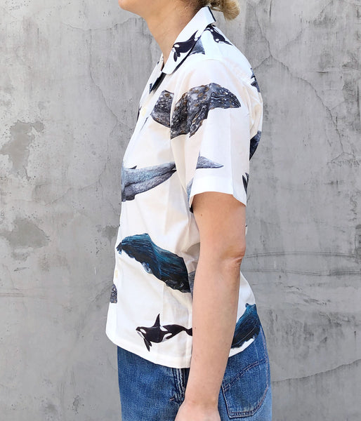 DESCENDANT/SEAFARERS TEXTILE SS SHIRT (WHITE)