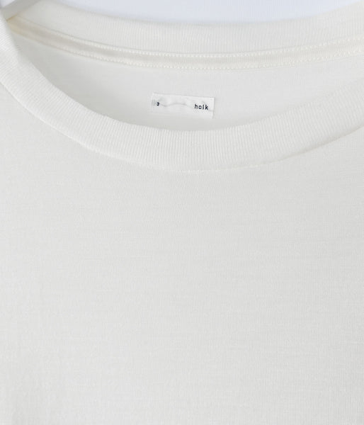 holk/WOOL S/S TSHIRT (WHITE)