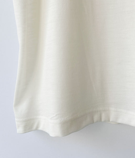 holk/WOOL S/S TSHIRT (WHITE)