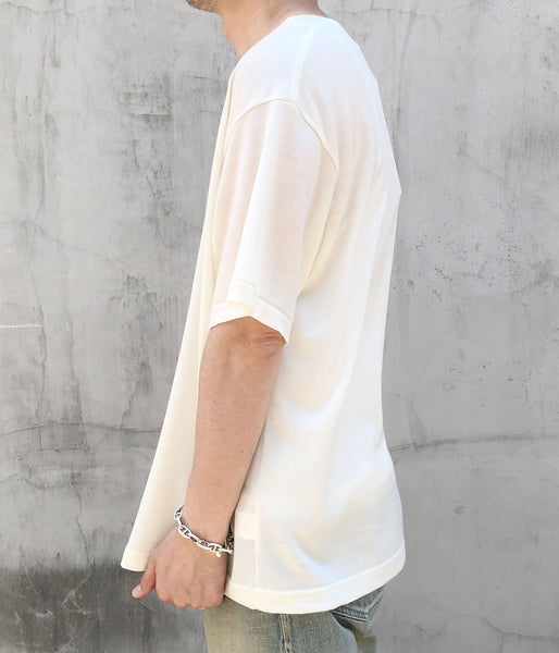 holk/WOOL S/S TSHIRT (WHITE)