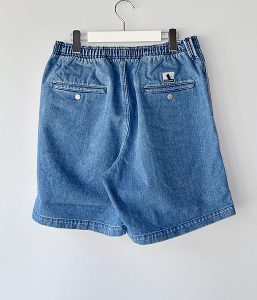 DESCENDANT/SHORE DENIM BEACH SHORTS (INDIGO)