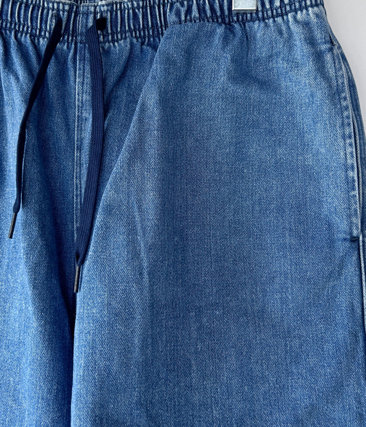 DESCENDANT/SHORE DENIM BEACH SHORTS (INDIGO)