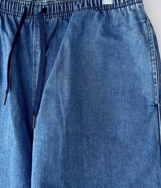 DESCENDANT/SHORE DENIM BEACH SHORTS (INDIGO)