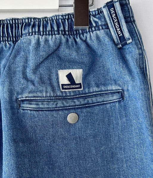 DESCENDANT/SHORE DENIM BEACH SHORTS (INDIGO)