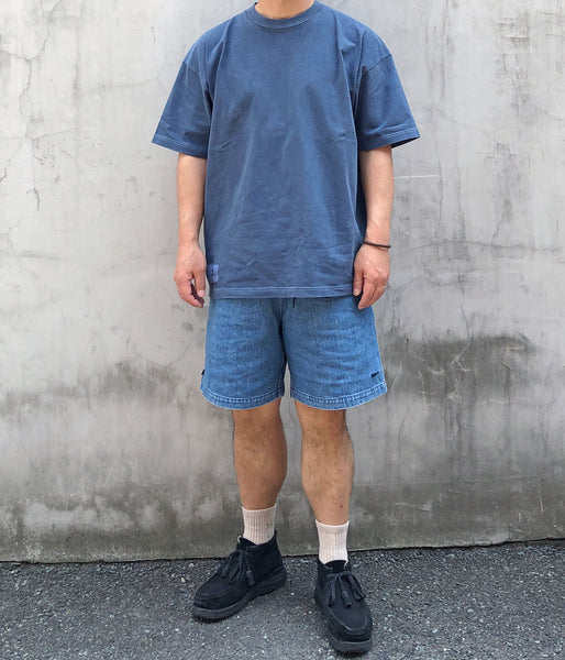 DESCENDANT/SHORE DENIM BEACH SHORTS (INDIGO)