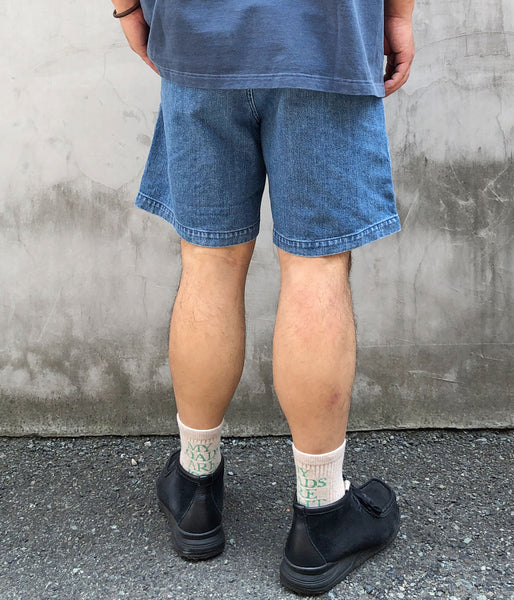DESCENDANT/SHORE DENIM BEACH SHORTS (INDIGO)