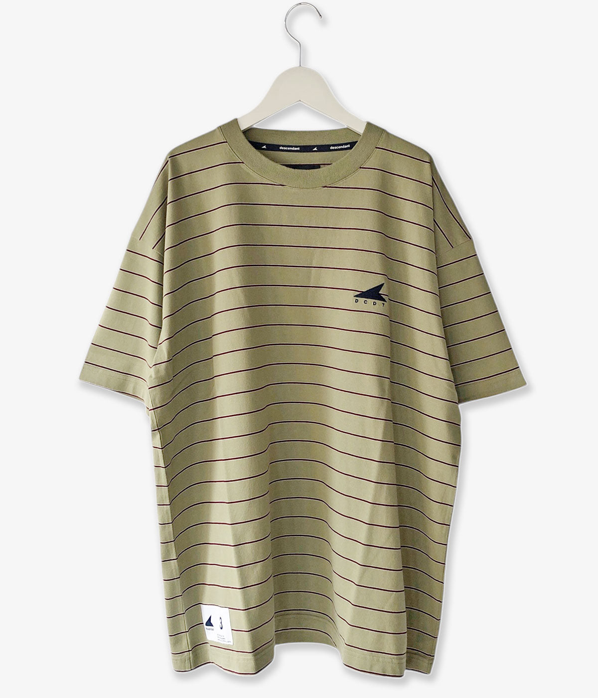 DESCENDANT/HORIZONTAL STRIPE SS (BEIGE)