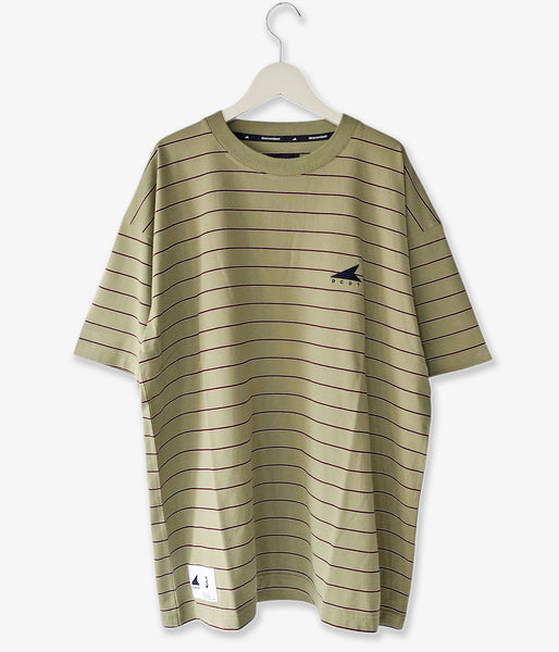 DESCENDANT/HORIZONTAL STRIPE SS (BEIGE)