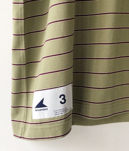 DESCENDANT/HORIZONTAL STRIPE SS (BEIGE)