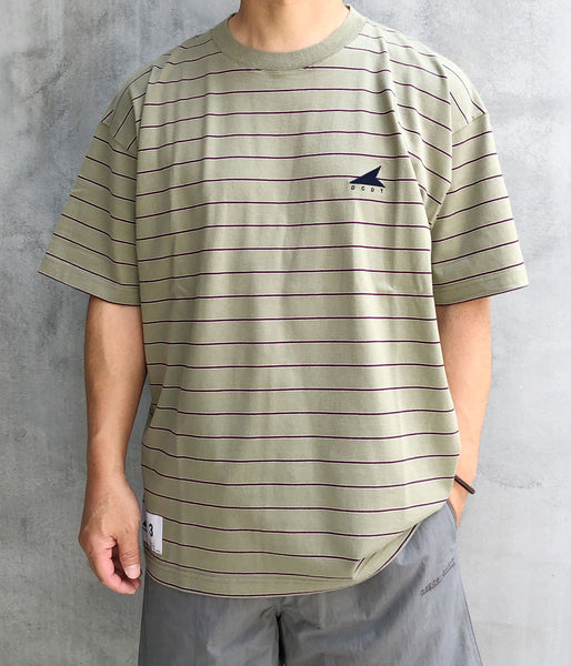 DESCENDANT/HORIZONTAL STRIPE SS (BEIGE)