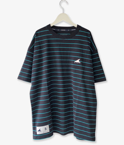 DESCENDANT/HORIZONTAL STRIPE SS (NAVY)