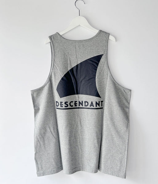DESCENDANT/GENNAKER ORGANIC COTTON TANK TOP (GRAY)