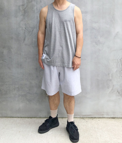 DESCENDANT/GENNAKER ORGANIC COTTON TANK TOP (GRAY)